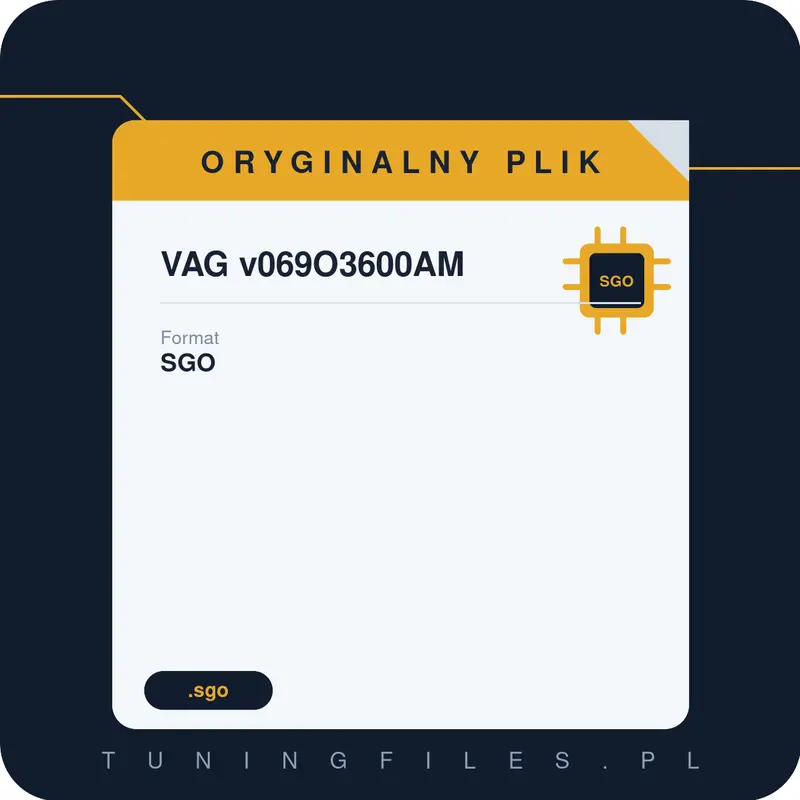 Oryginalny Plik SGO v069O3600AM