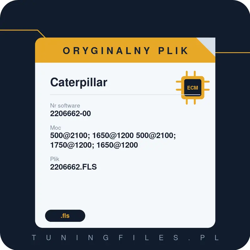 Oryginalny plik CAT 2206662-00