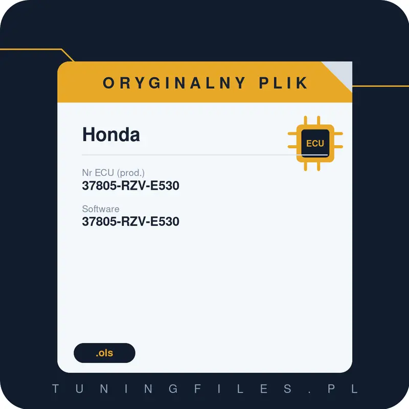 Oryginalny plik Honda 37805-RZV-E530 37805-RZV-E530