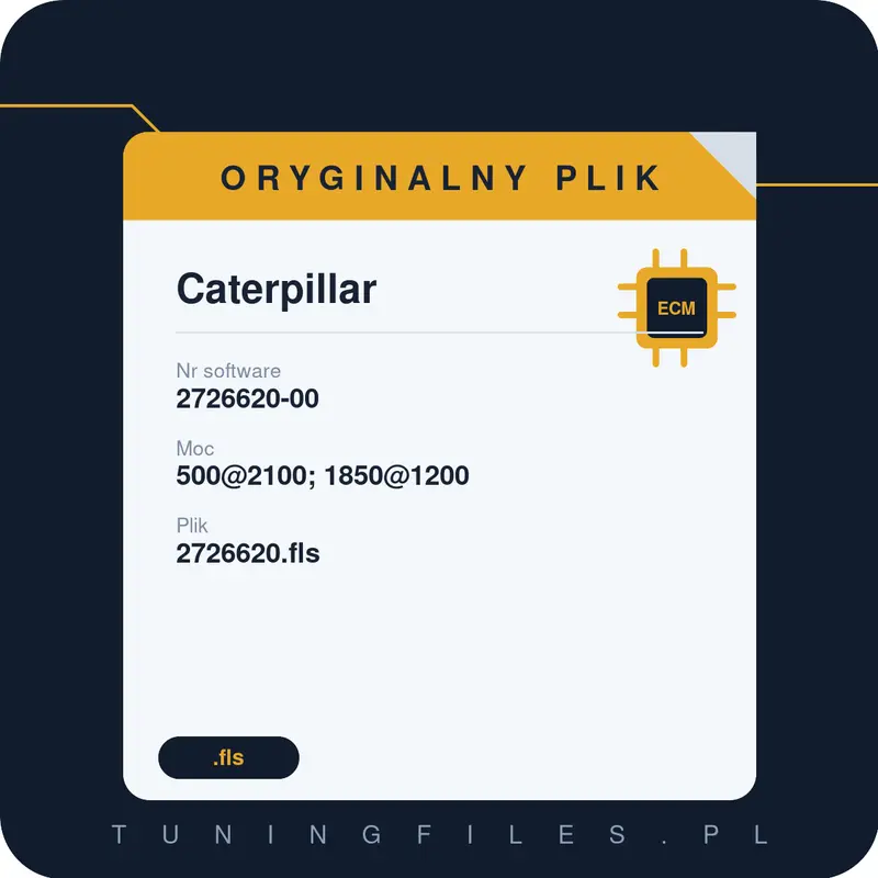 Oryginalny plik CAT 2726620-00