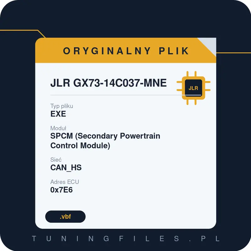 Oryginalny plik JLR GX73-14C037-MNE EXE