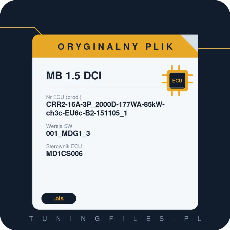 Oryginalny plik MB 1.5 DCI CRR2-16A-3P_2000D-177WA-85kW-ch3c-EU6c-B2-151105_1 001_MDG1_3