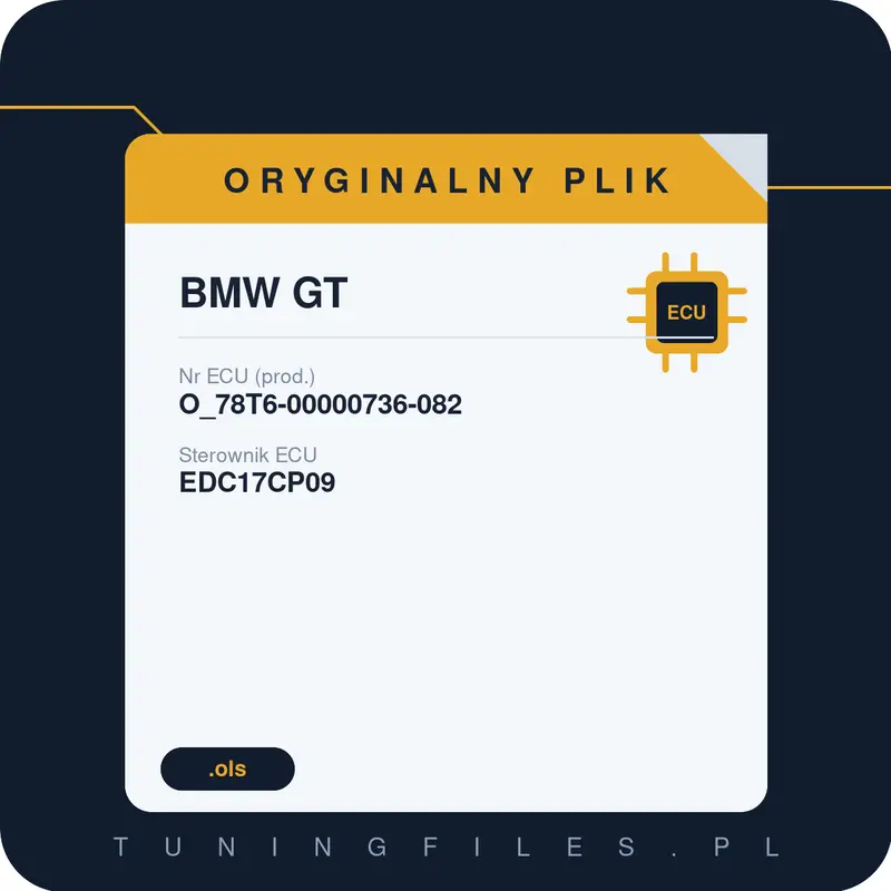 Oryginalny plik BMW GT O_78T6-00000736-082