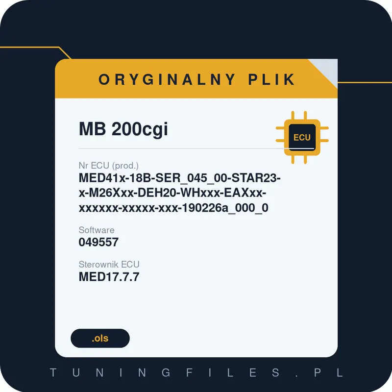 Oryginalny plik MB 200cgi MED41x-18B-SER_045_00-STAR23-x-M26Xxx-DEH20-WHxxx-EAXxx-xxxxxx-xxxxx-xxx-190226a_000_0 049557