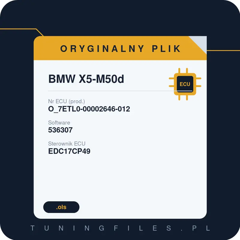 Oryginalny plik BMW X5-M50d O_7ETL0-00002646-012 536307