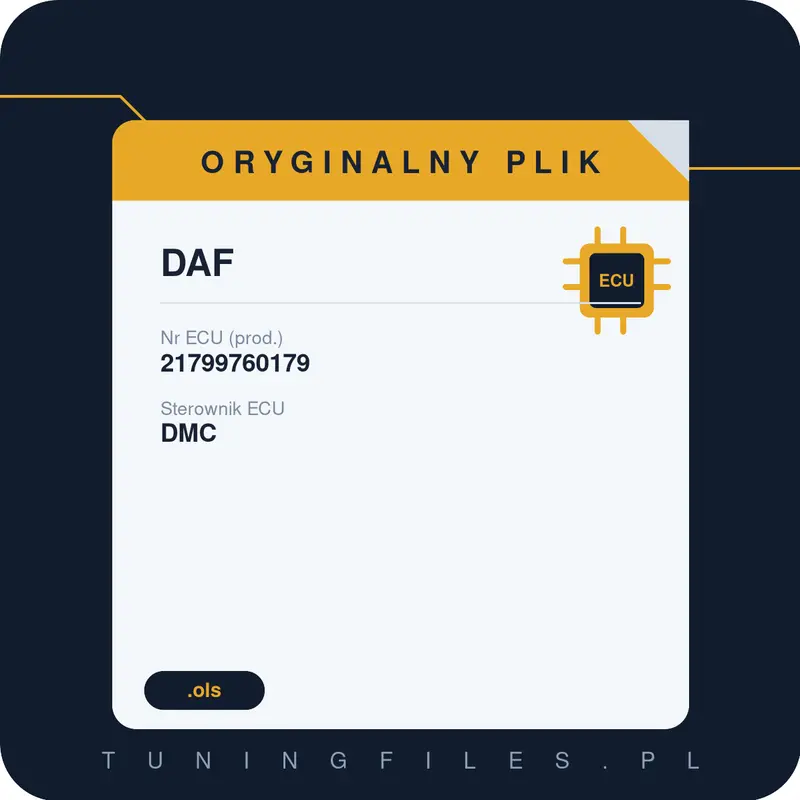 Oryginalny plik DAF 21799760179