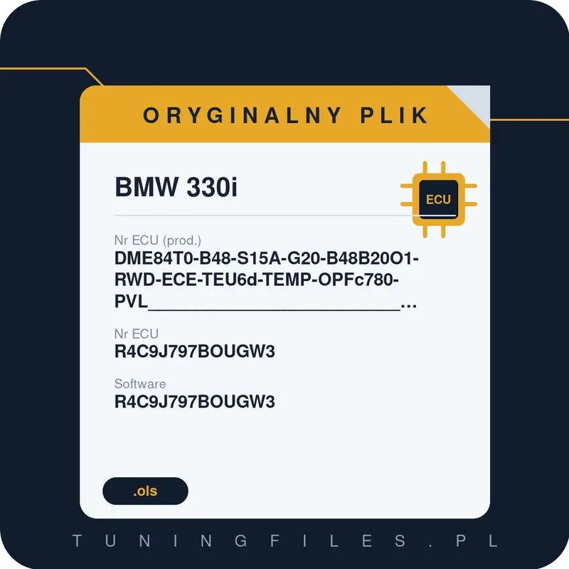 Oryginalny plik BMW 330i DME84T0-B48-S15A-G20-B48B20O1-RWD-ECE-TEU6d-TEMP-OPFc780-PVL________________________________________#R4C9J797BOUGW3 R4C9J797BOUGW3 R4C9J797BOUGW3 R4C9J797B
