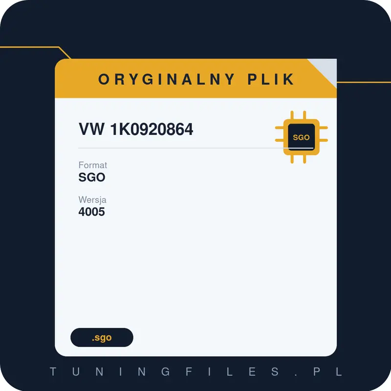 Oryginalny Plik SGO VW 1K0920864 4005