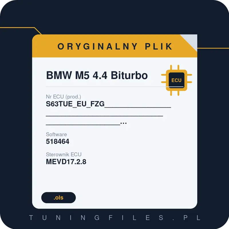 Oryginalny plik BMW M5 4.4 Biturbo S63TUE_EU_FZG__________________________________________________________________#8BC9450B#S63TUE_EU_FZG _text 518464