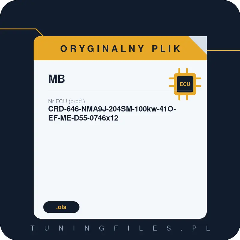 Oryginalny plik MB CRD-646-NMA9J-204SM-100kw-41O-EF-ME-D55-0746x12