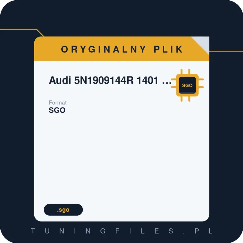 Oryginalny Plik SGO Audi 5N1909144R 1401 BP