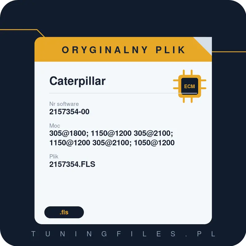 Oryginalny plik CAT 2157354-00