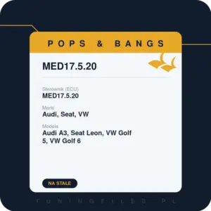 Włączenie Popsów w sterowniku MED17.5.20 – Audi, Seat, VW