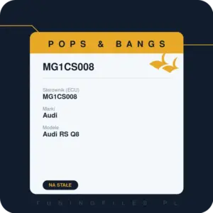 Włączenie Popsów w sterowniku MG1CS008 – Audi