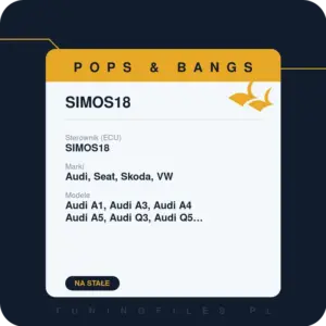 Włączenie Popsów w sterowniku SIMOS18 – Audi, Seat, Skoda, VW
