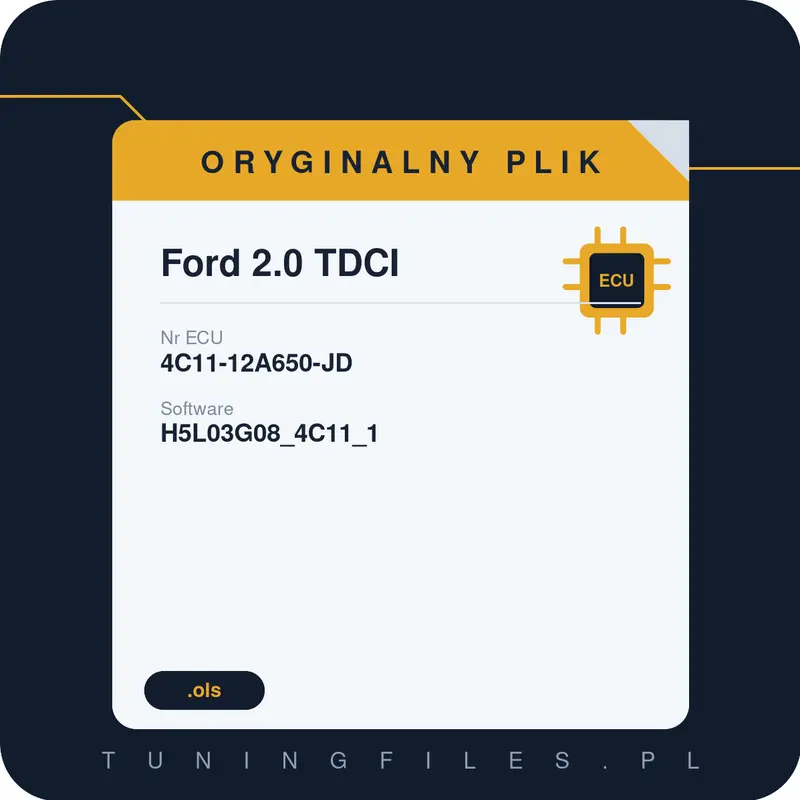 Oryginalny plik Ford 2.0 TDCI H5L03G08_4C11_1