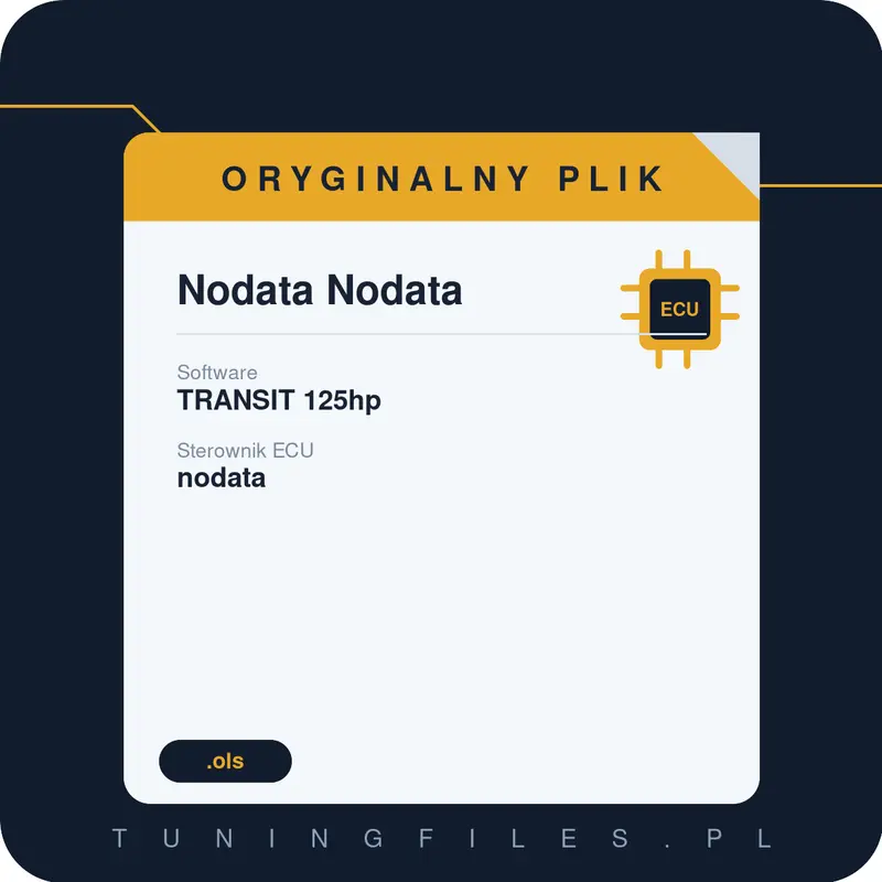 Oryginalny plik Nodata Nodata TRANSIT 125hp