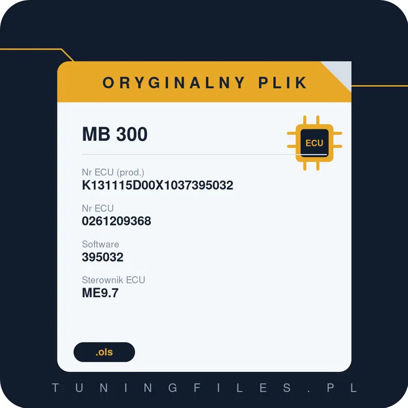Oryginalny plik MB 300 K131115D00X1037395032 395032