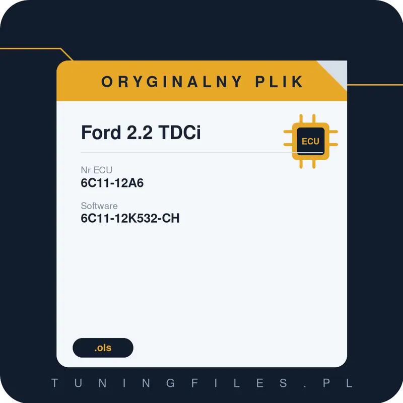 Oryginalny plik Ford 2.2 TDCi 6C11-12K532-CH