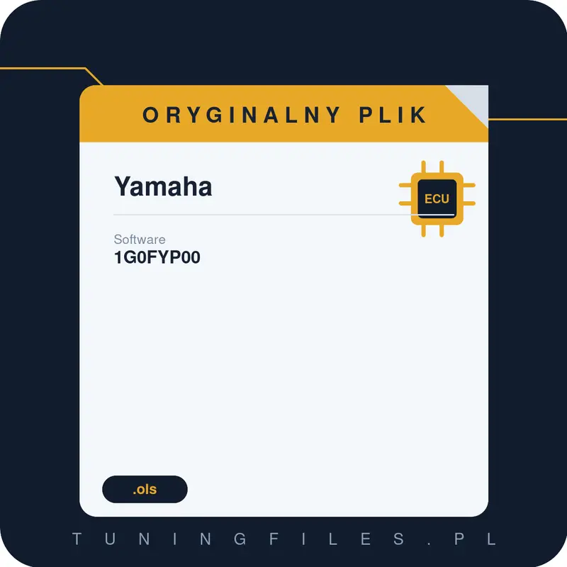 Oryginalny plik Yamaha 1G0FYP00