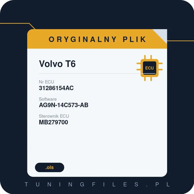 Oryginalny plik Volvo T6 AG9N-14C573-AB