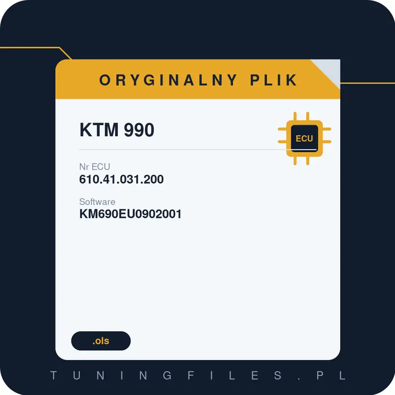 Oryginalny plik KTM 990 KM690EU0902001