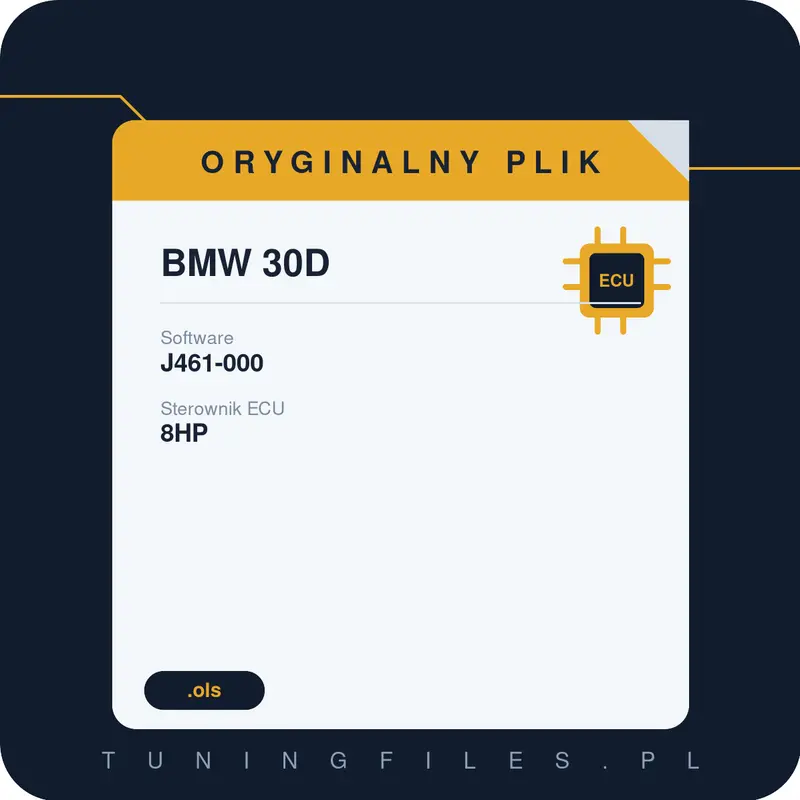 Oryginalny plik BMW 30D J461-000
