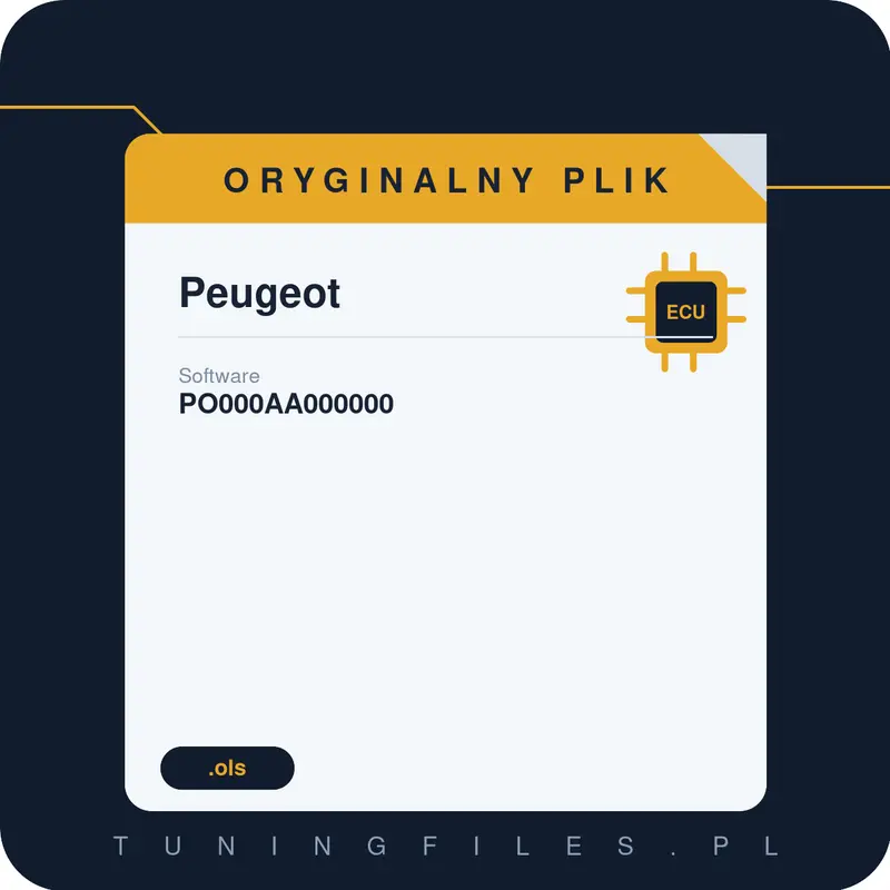 Oryginalny plik Peugeot PO000AA000000